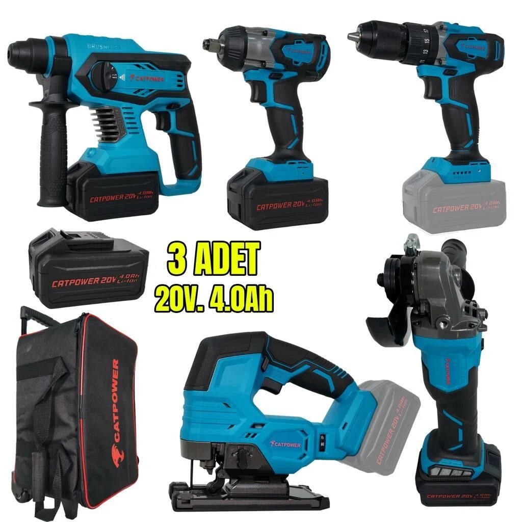 CATPOWER 4150 Akülü 5'li Alet Set