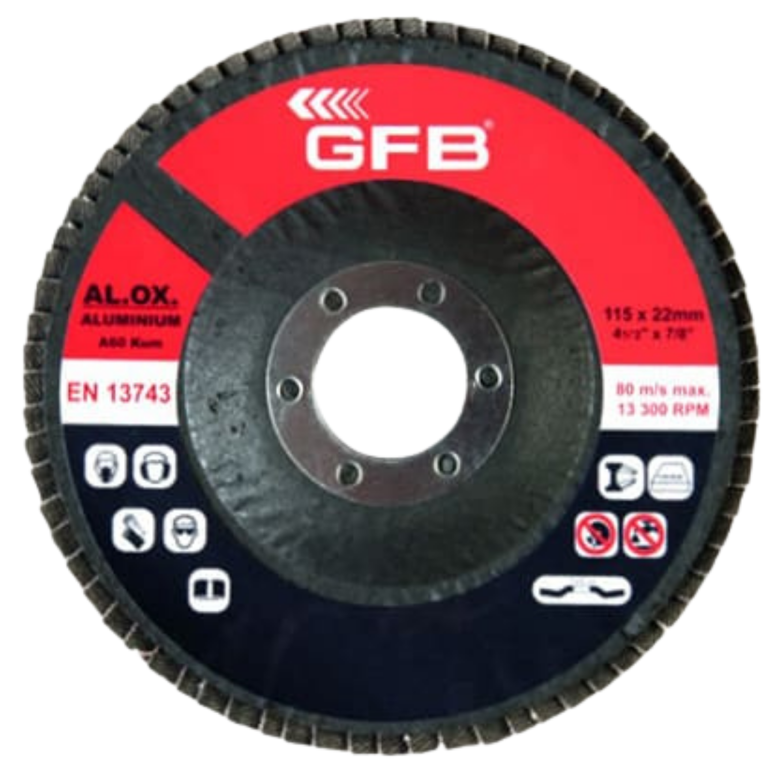 GFB Alüminyum Flap Disk Zımpara 115MM