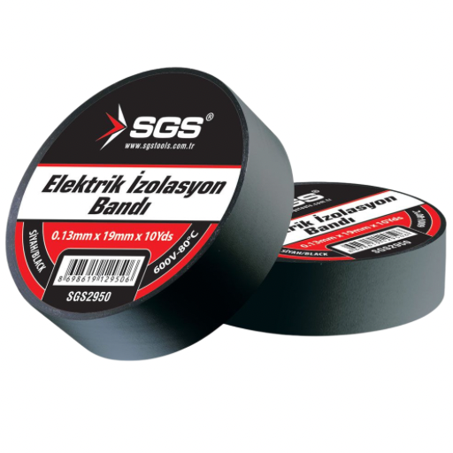 SGS ELEKTRİK İZOLASYON BANDI SİYAH 19MM